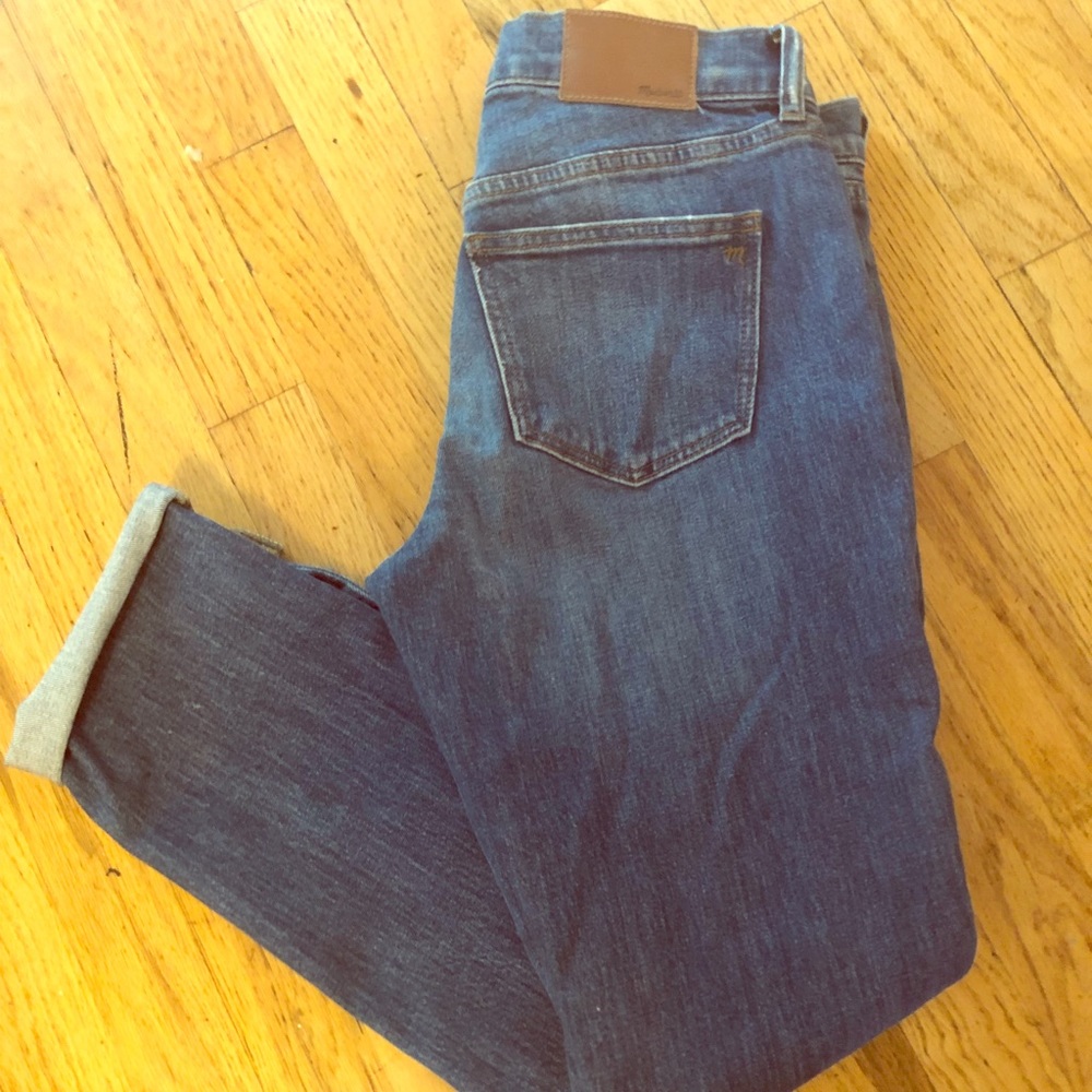 Madewell slim boyjean, 25